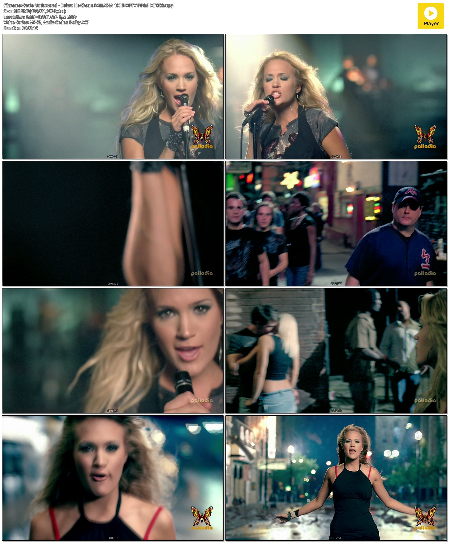 Carrie Underwood Before He Cheats PALLADIA 1080i HDTV DD2.0 MPEG2