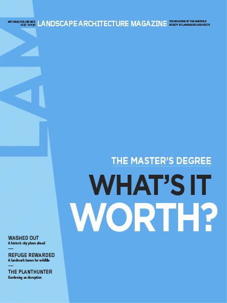 Landscape Architecture Magazine USA – May 2019