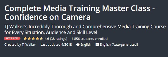 Complete Media Training Master Class Confidence on Camera