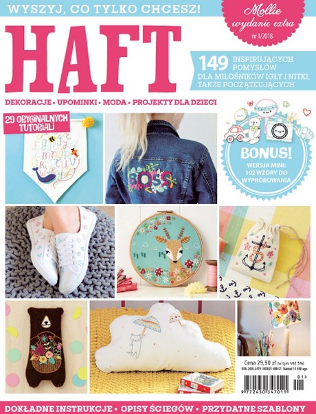 Haft - 149 Inspirujących Pomysłów Dla Miłośników Igły i Nitki.