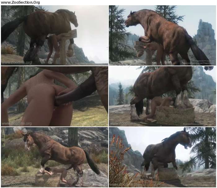 69a3b61074214584 - Horny Horse Ploughs Nord Pussy - Naughty Machinima 2 [Anime / Hentai]