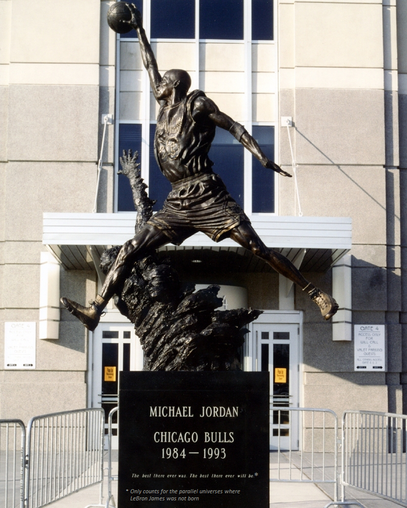 radium cotton Applicable They officially updated the inscription on the Michael Jordan statue