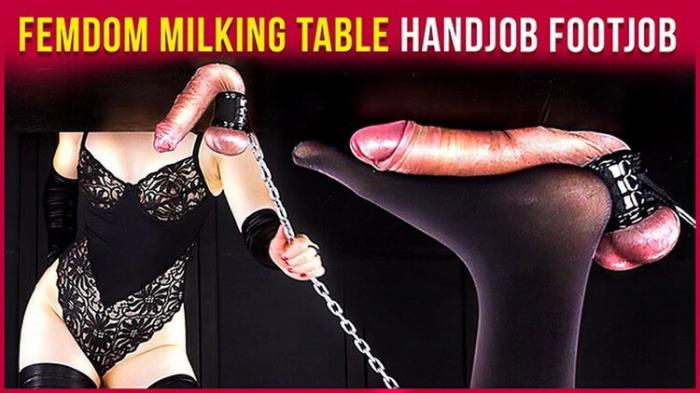 Pornhcom Era Femdom Milking Table Handjob And Footjob Teasing