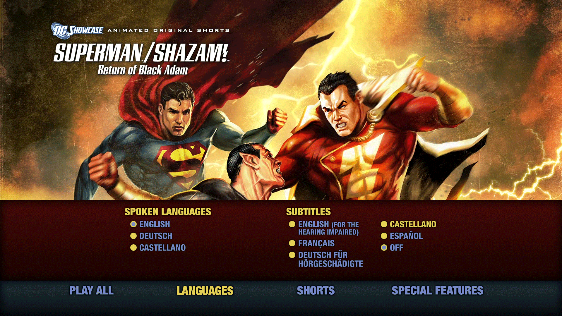 Superman Shazam!. The return of Black Adam 2010 - DescargatePelis.com