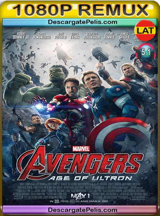 Avengers. Age of Ultron 2015 BDRemux Latino – Inglés