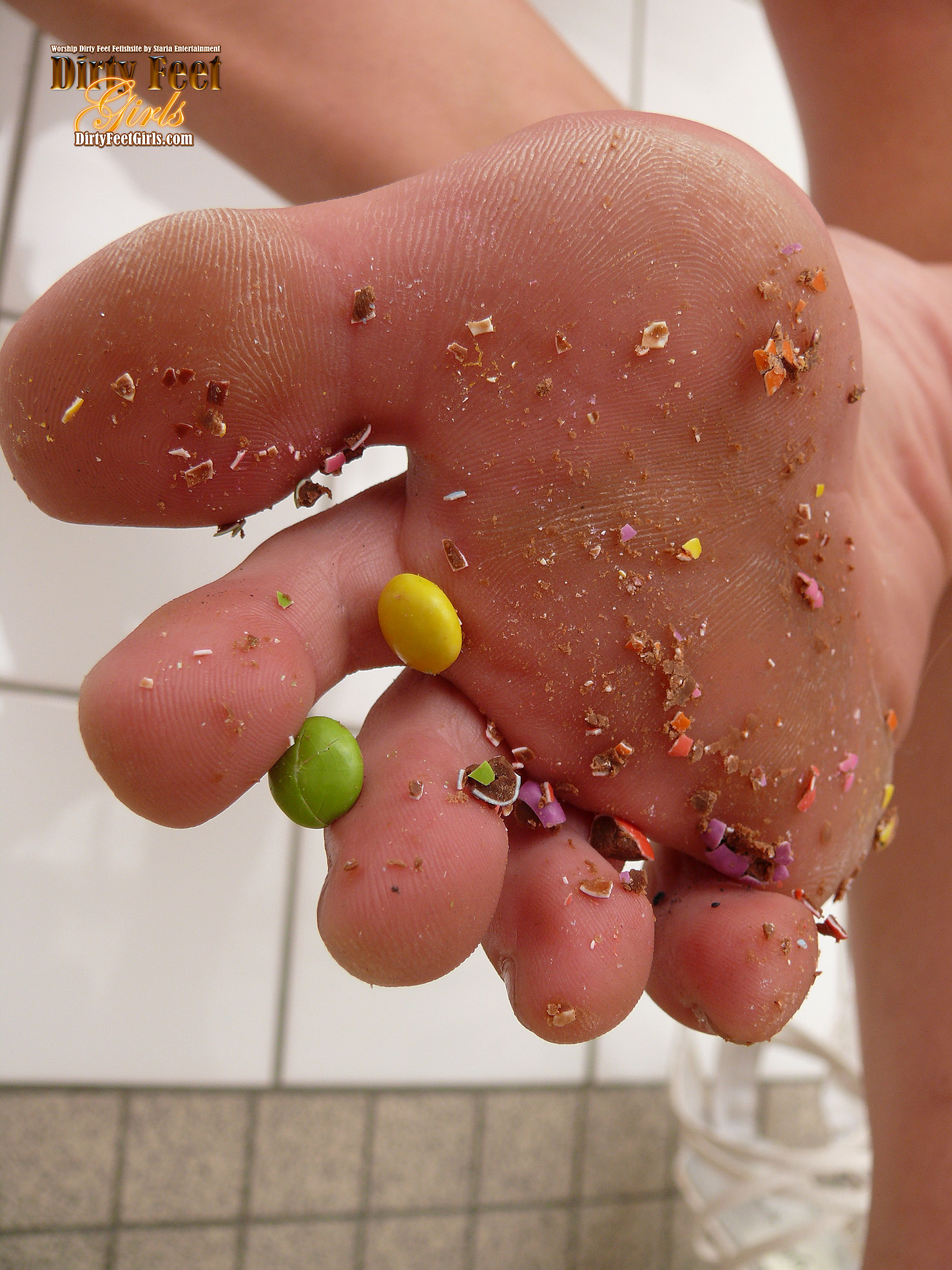 Dirty Feet Worship - Femdom Foot Humiliation Picture Sets.